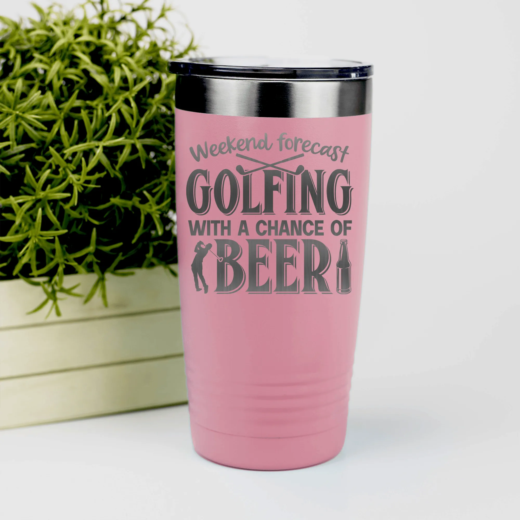 Weekend Forecast Golfing Tumbler