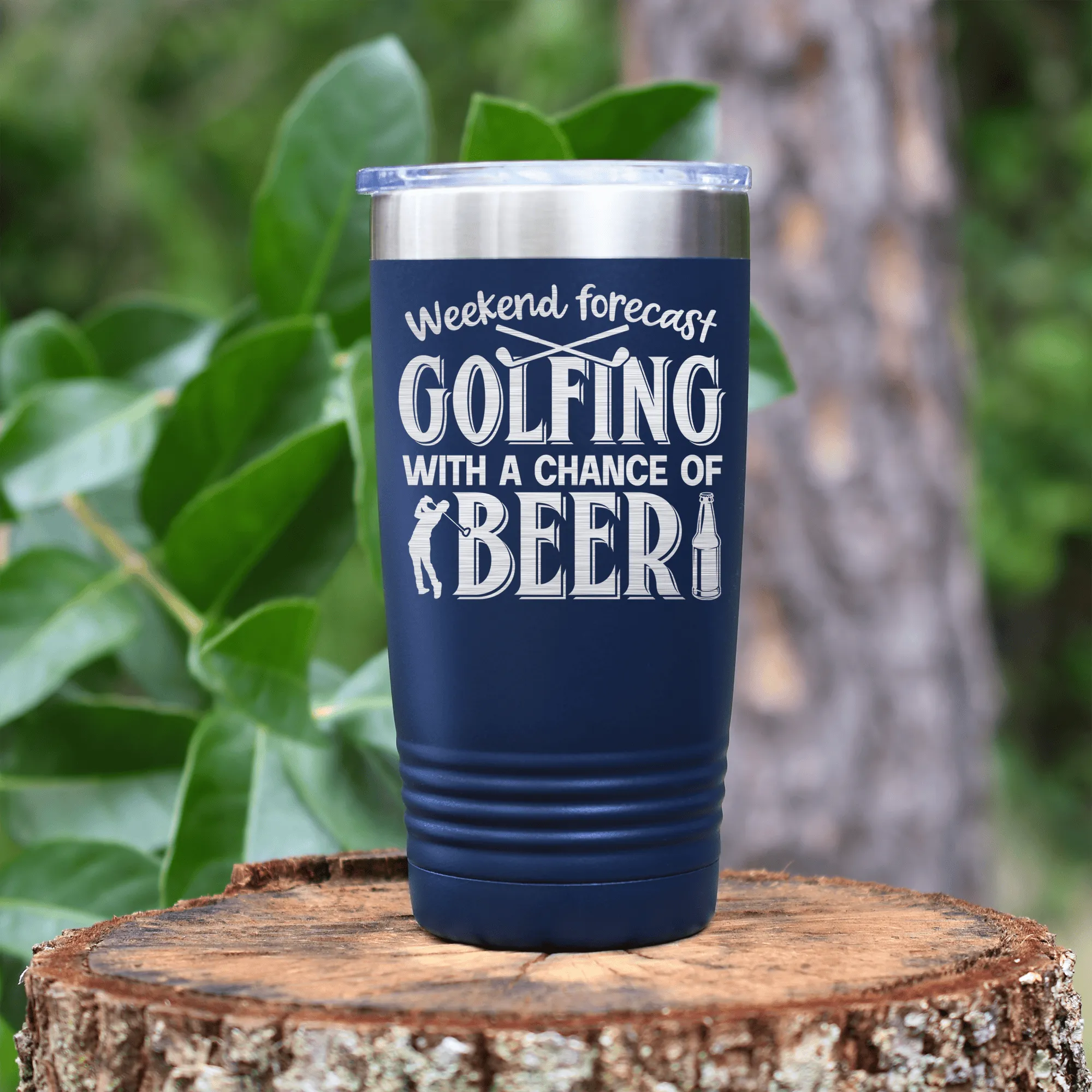 Weekend Forecast Golfing Tumbler