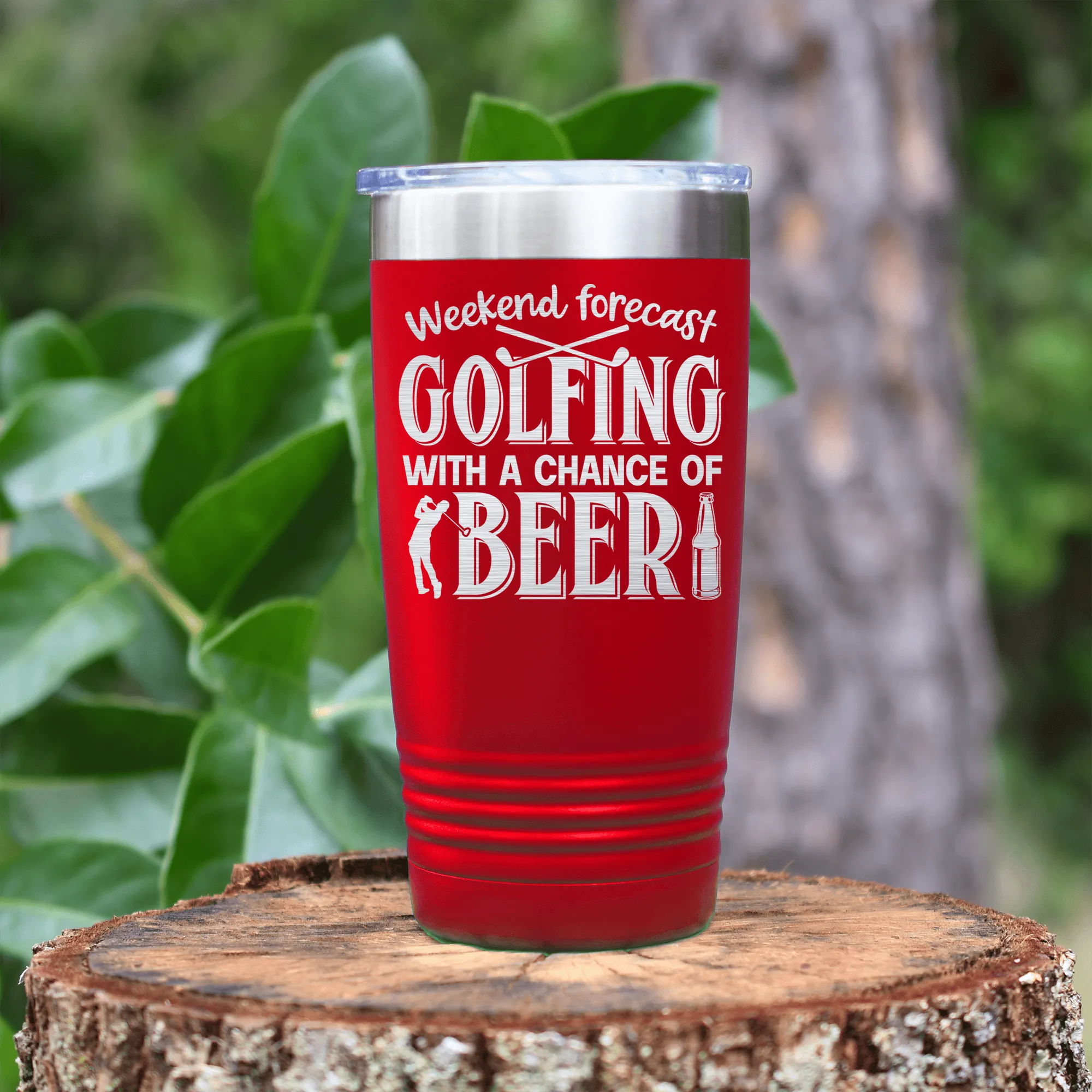 Weekend Forecast Golfing Tumbler