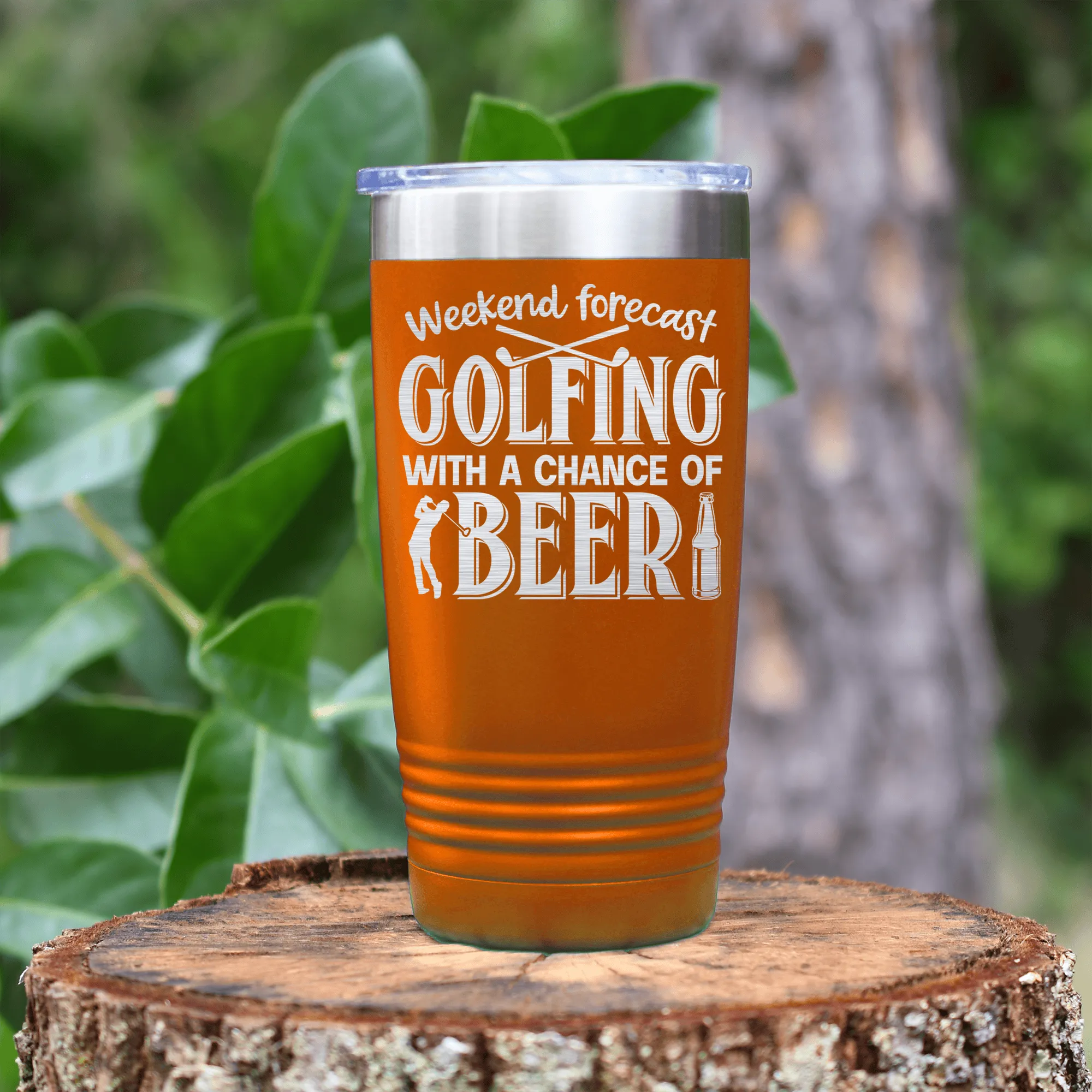 Weekend Forecast Golfing Tumbler