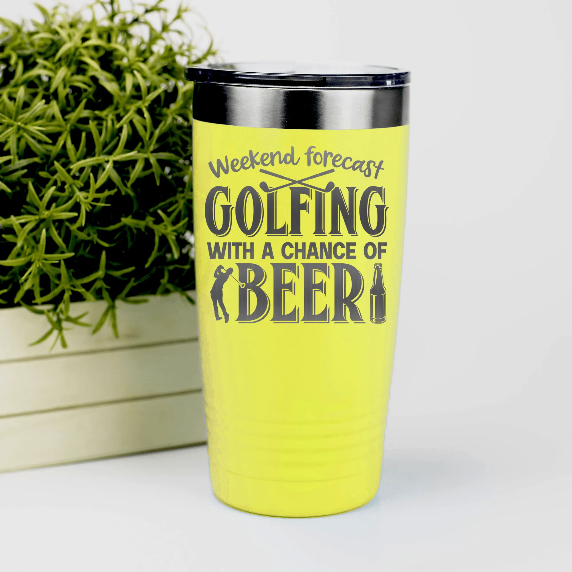 Weekend Forecast Golfing Tumbler